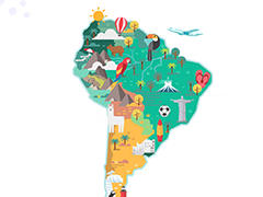 south america map quiz